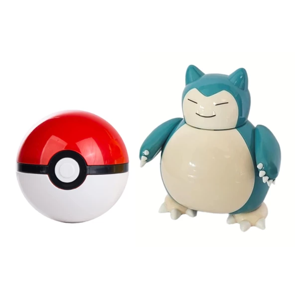 Pokemon Orijinal Lisanslı Elf Topu Snorlax - Kutusuz