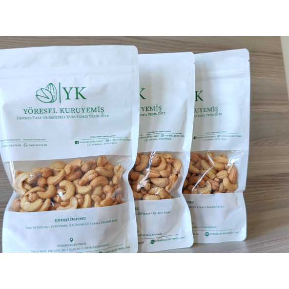 Yöresel Kuruyemiş Kavrulmuş Kaju Fıstığı 500g - 3
