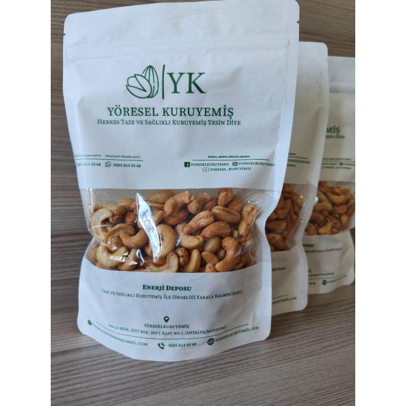 Yöresel Kuruyemiş Kavrulmuş Kaju Fıstığı 500g - 4