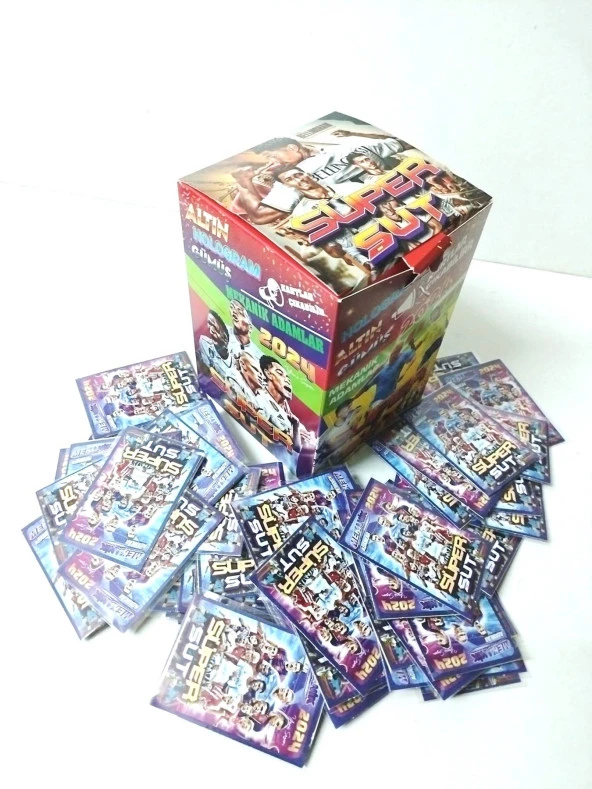 Hayal Sepeti Yeni Seri Süper Şut 2'lİ Kart 2024 Futbol Kartı 2Lü Poşet (300 Kart) - 2