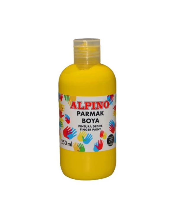 Alpino Parmak Boyası Kırmızı Mavi Yeşil Sarı 250ml Set - 2