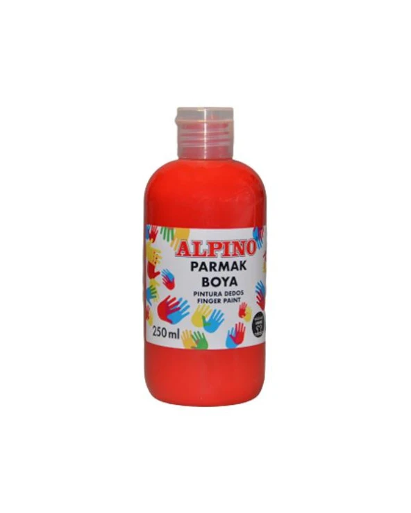 Alpino Parmak Boyası Kırmızı Mavi Yeşil Sarı 250ml Set - 3