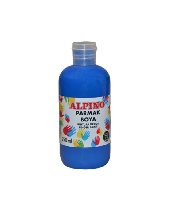 Alpino Parmak Boyası Kırmızı Mavi Yeşil Sarı 250ml Set - 5