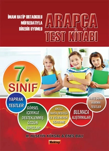 7. Sınıf Arapça Test Kitabı  İmam Hatip Lisesi Müfredatıyla Birebir Uyumlu