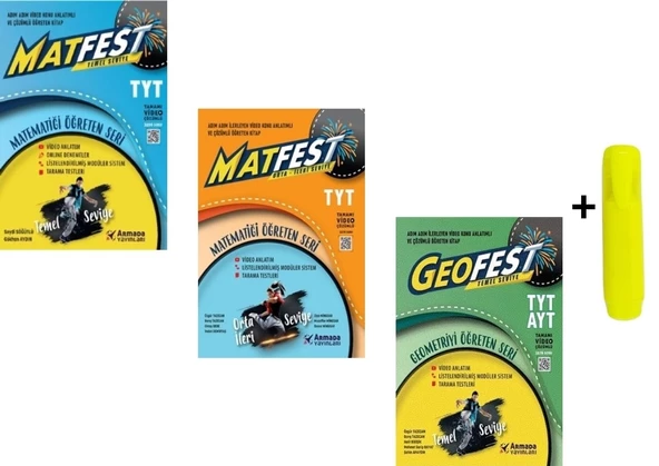 Armada Yayınları TYT AYT Matfest Geofest Temel Seviye Öğreten Seri