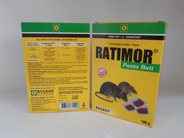 Ratimor Pasta Fare Zehiri | 100 Gram