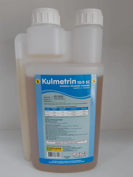 Kulmetrin 10/3 EC Kokulu Haşere Öldürücü | 1 Litre - Resim 2