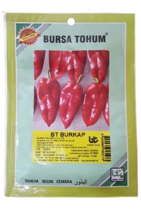 BT Burkap Kapya Biber (yağlık-salçalık) 10 Gr