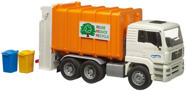Bruder Man Tga Çöp Kamyonu BR02772 Lisanslı Ürün ürün görseli 1