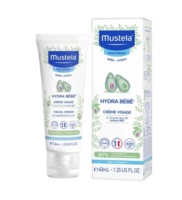 Mustela Hydra Bebek Yüz Kremi 40ml