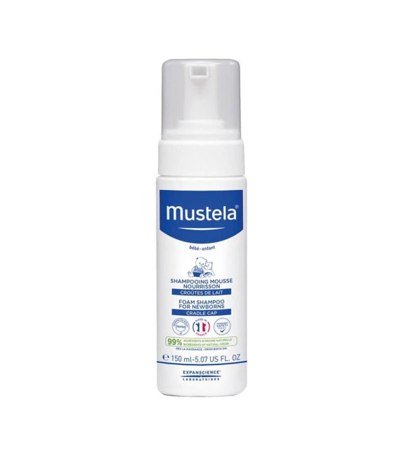 Mustela Foam Shampoo Yenidoğan Konak Önleyici Köpük Şampuan 150 ml