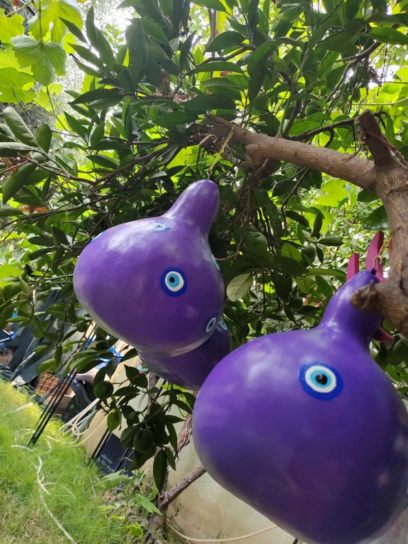 Ağaç Süsü,Balkon Süsü Bahçe Süsü Mor Renk - 3