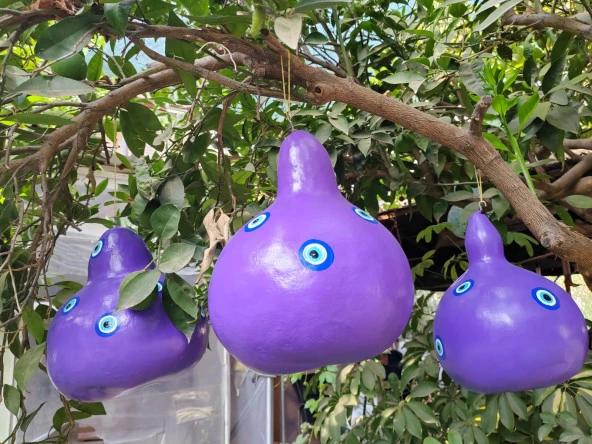 Ağaç Süsü,Balkon Süsü Bahçe Süsü Mor Renk - 6