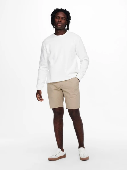 ONLY & SONS Erkek Chino Şort 22018237 - Resim 3