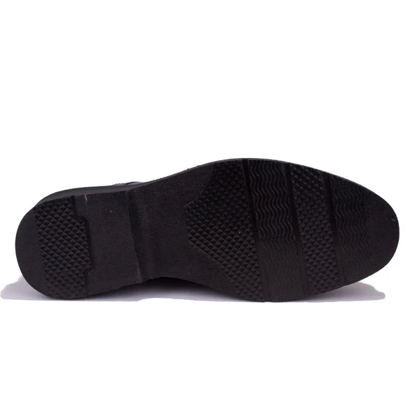 Dagoster DMA08-217C Siyah Ortopedik Günlük Erkek Deri Ayakkabı - 4