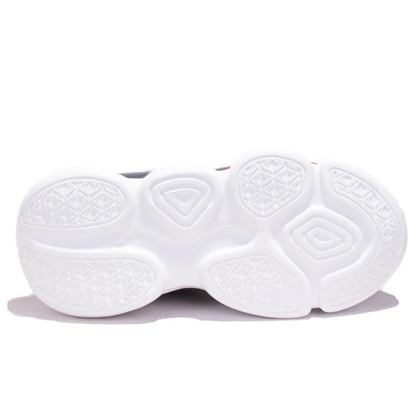 Pepino 1651C Siyah Kırmızı Ortopedik Günlük Erkek Çocuk Spor Ayakkabı - 4