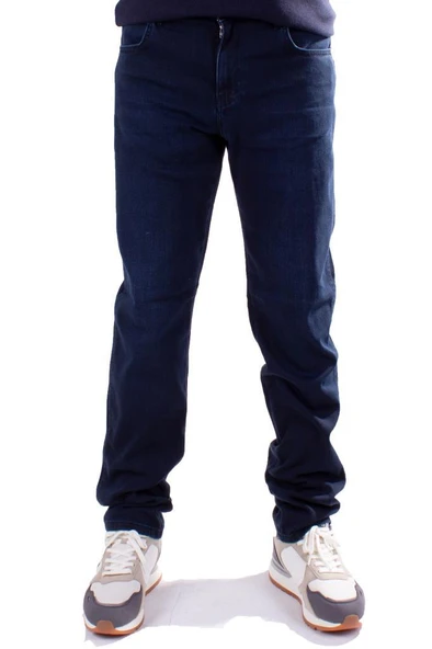 Twister Vegas 132-282C Lacivert Yüksek Bel Rahat Paça Erkek Jeans Pantolon - 2