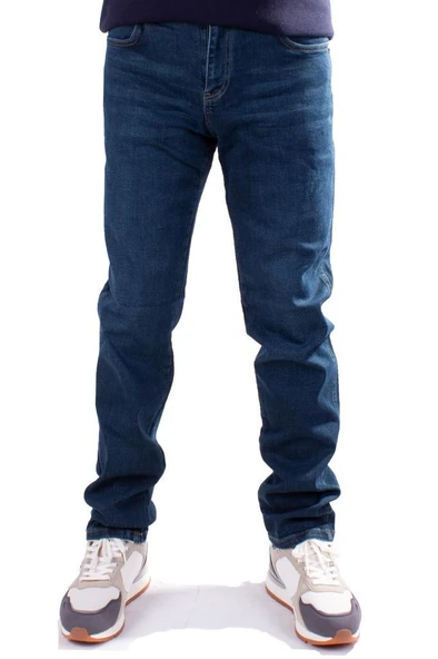 Twister Vegas 132-278C Mavi Yüksek Bel Rahat Paça Erkek Jeans Pantolon - 2