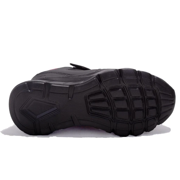 Kinetix FenderC3 Siyah Kırmızı Ortopedik Günlük Erkek Çocuk Spor Ayakkabı - 4