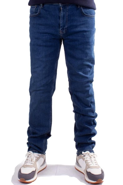 Colt Jeans  Vega 9133-56C Mavi Yüksek Bel Rahat Paça Erkek Jeans  Pantolon - 2