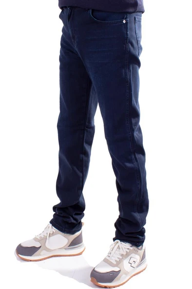 Twister Vegas 132-282C Lacivert Yüksek Bel Rahat Paça Erkek Jeans Pantolon - 3