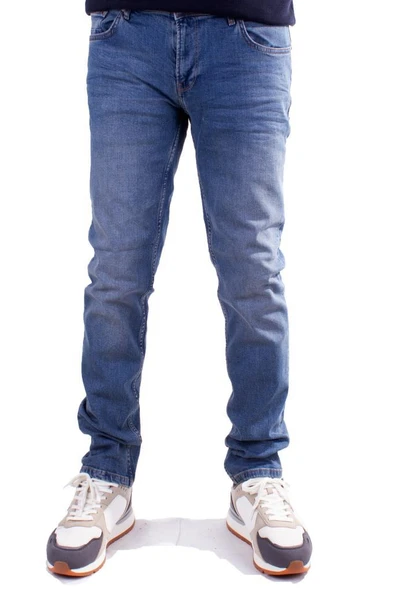 Twister Panama 727C Mavi Düşük Bel Dar Paça Erkek Jeans Pantolon - 2