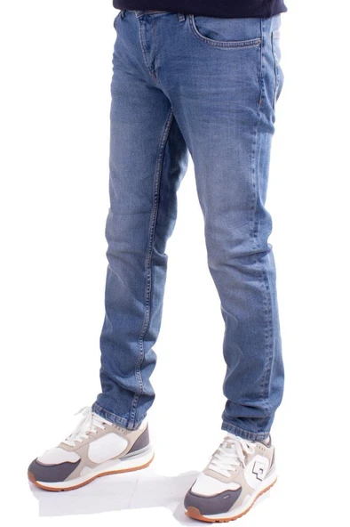 Twister Panama 727C Mavi Düşük Bel Dar Paça Erkek Jeans Pantolon - 3