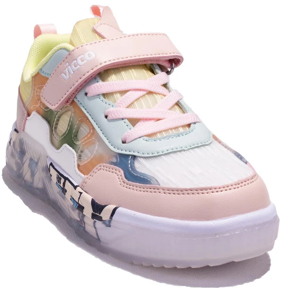 Vicco Bita 346F24Y128C Pudra Ortopedik Kız Çocuk Spor Ayakkabı