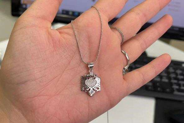 SilverPoint Arnavut Kartalı Kolye Ucu - 1