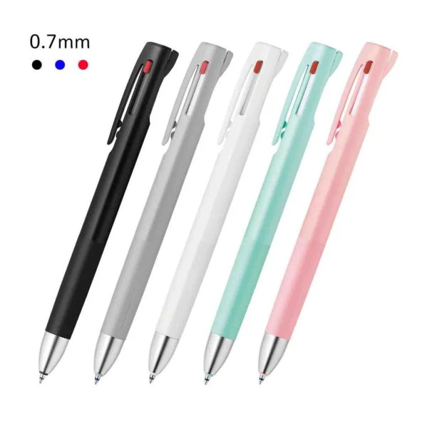 Zebra Blen 3C Tükenmez Kalem 0,7 mm Siyah - 2