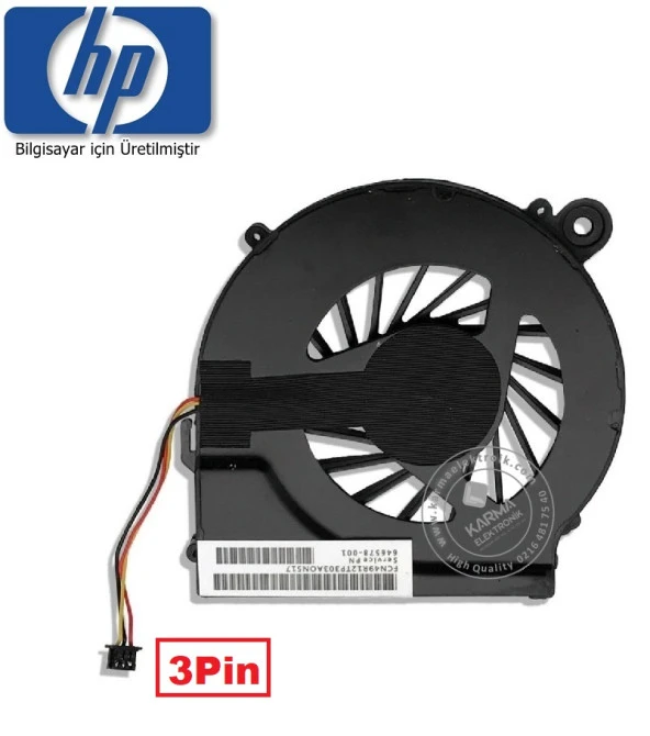 Hp G62-B04ET XF273EA Notebook Fan - Laptop Cpu Soğutucu (Ver.1)