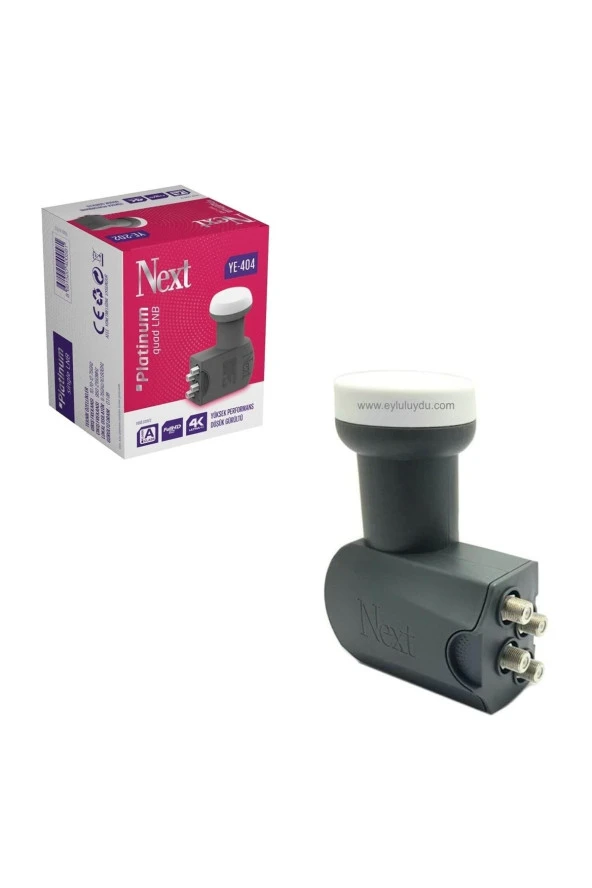 Lnb Dörtlü Platinum 0.1db 3d 4k Ye-404