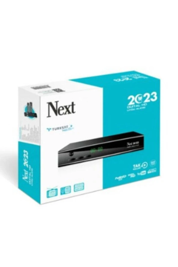 Next 2023 HD Kasalı Youtube TKGS HDMI Scart RF Çıkışlı Uydu Alıcısı