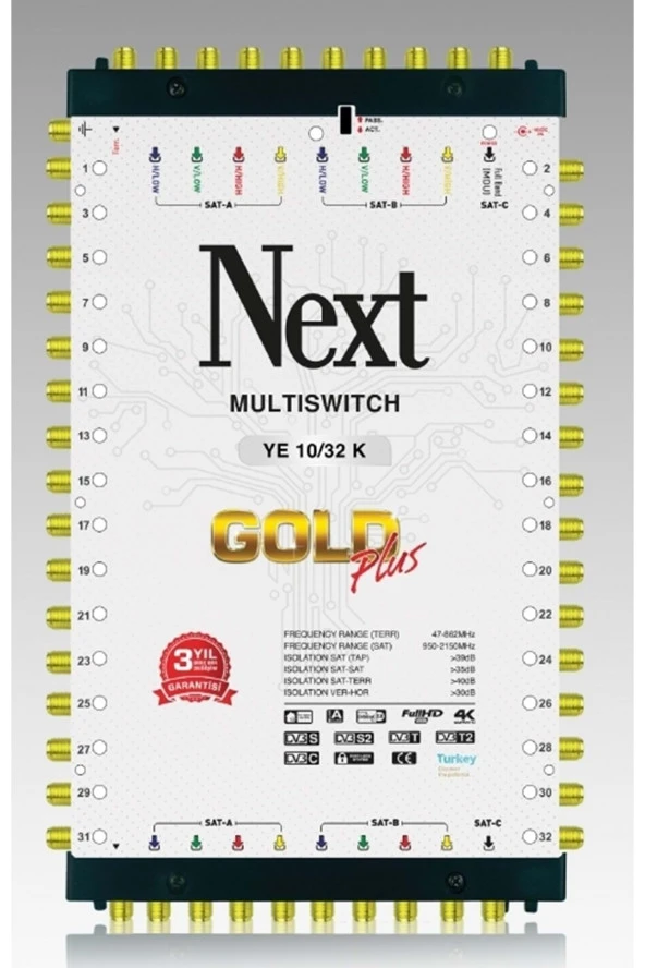 Ds.multıswıtch 10/32 Gold Santral ( Sonlu )