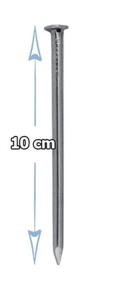 5 x 100 ÇELİK ÇİVİ DÜZ KANALSIZ ( 1 ADET FİYATIDIR )