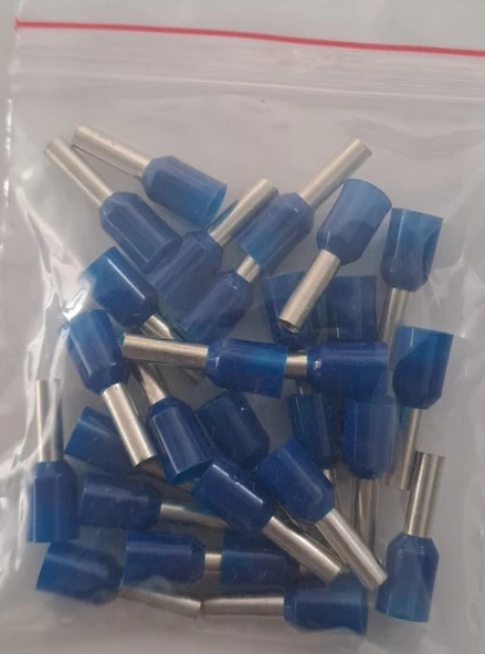 2 mm KABLO YÜZÜĞÜ İZOLELİ (28ADET) MAVİ
