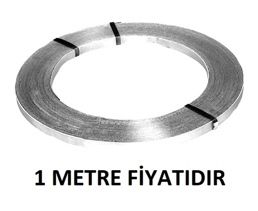 TOPRAKLAMA ŞERİDİ 2,5CM GALVANİZLİ (1 METRE FİYATIDIR )