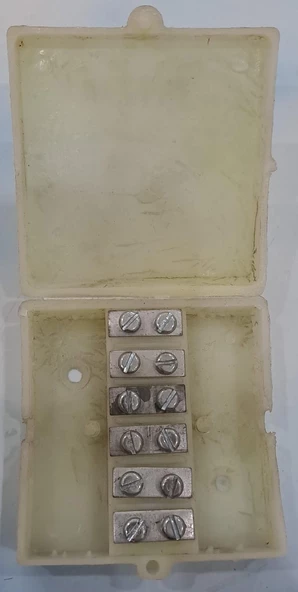 TELEFON KABLOSU EKLEME KUTUSU 6 x 6 cm