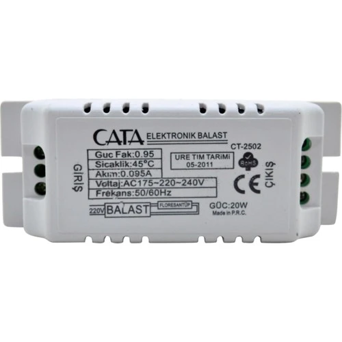 ELEKTRONİK BALAST 20 W (CATA) ürün görseli