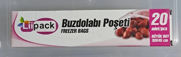 LİİPACK BUZDOLABI POŞETİ BÜYÜK BOY ürün görseli