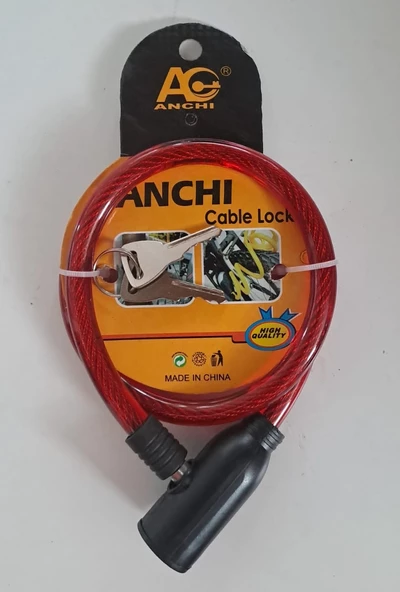 ANCHI BİSİKLET KİLİDİ ANAHTARLI TGR-72