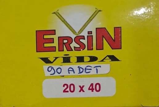 20X40 AĞAÇ VİDASI DÜZ BAŞLI ( 90 ADET ) - 2