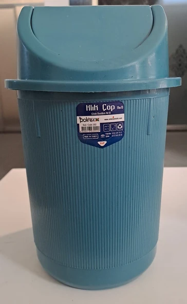 ERDEM İTMELİ ÇÖP KOVASI 0 NO: 002 ( 3 LT - YÜKSEKLİK 17,5 cm ) ürün görseli