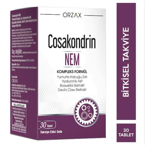 Cosakondrin Nem 30 Tablet