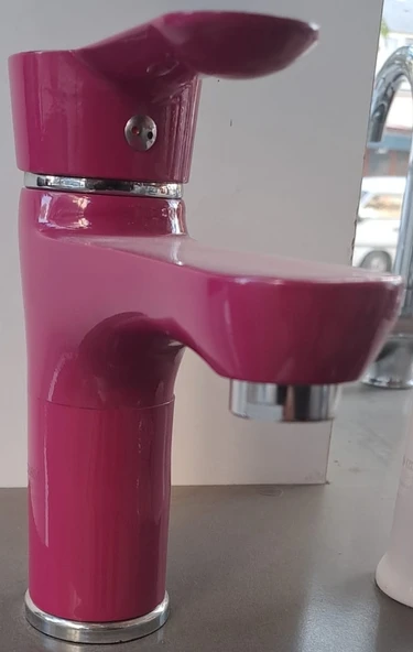 KERASUS SPACE SERİSİ - MİX LAVABO BATARYASI 40Ø MOR - Resim 2