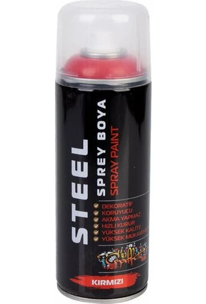 STEEL SPREY BOYA 400 ml - KIRMIZI