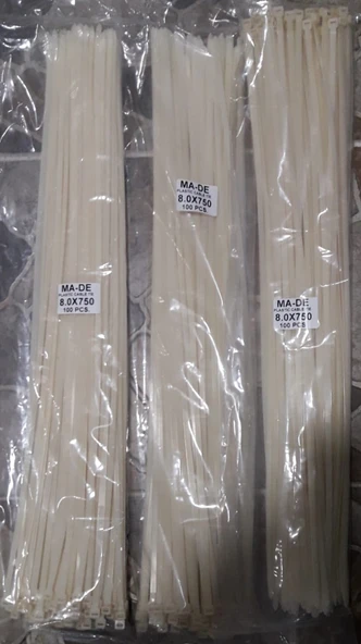 MA-DE KABLO BAĞI 8,0X750 mm KREM ( 1 ADET FİYATIDIR ) - Resim 3