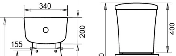 MELTEM REZERVUAR / BEDENSEL ENGELLİ REZERVUAR TURAVİT ( KLOZET DAHİL DEĞİLDİR - SADECE DEPO FİYATIDIR ) - Resim 2