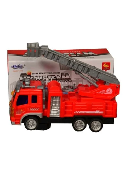 BY PİLLİ IŞIKLI SESLİ İTFAİYE 777-86 ürün görseli