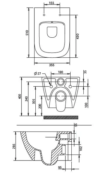 LUNA RİMOUT ASMA KLOZET TURAVİT - Resim 2